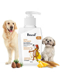 Tick and flea dog shampoo with cedar wood and wheat germ oil