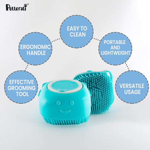 Petterati Shampoo Brush for Dogs: The Perfect Grooming Companion for Your Dog