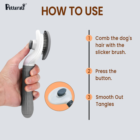 Petterati Deshedding Brush for Dogs: Effortless Grooming for a Healthy, Shedding-Free Coat